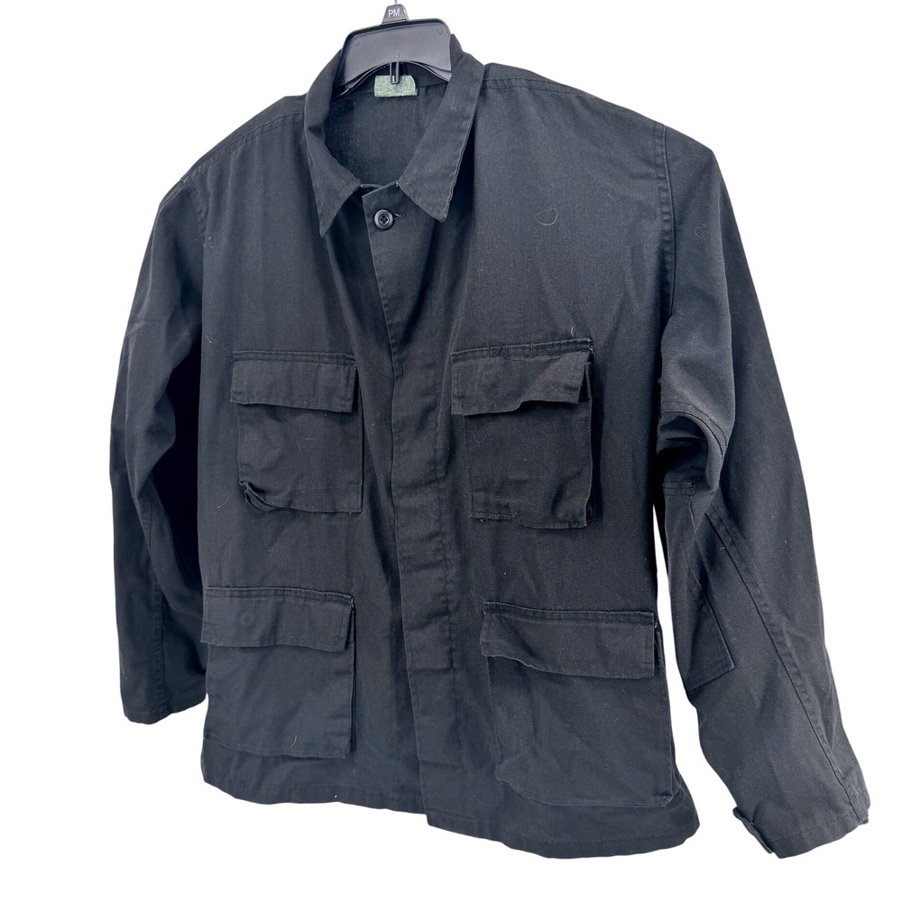 Vintage Rothco Military BDU Field Shirt Jacket Men 52 Black‎ Tactical Utility US